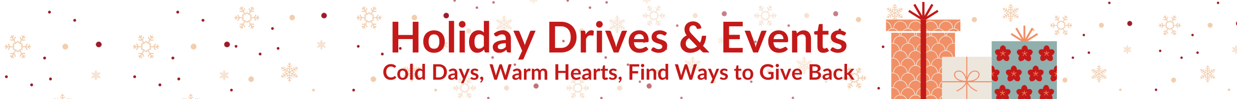 Holiday Drives and Events