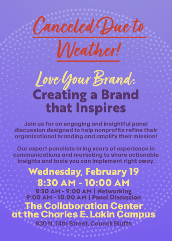 Love Your Brand Event Canceled