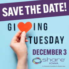 Save the Date for Giving Tuesday! December 3, 2024