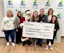 Giving Tuesday Check Presentation